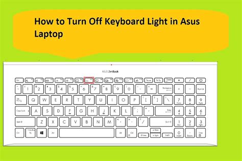 keyboard lighting on/off asus vivobook